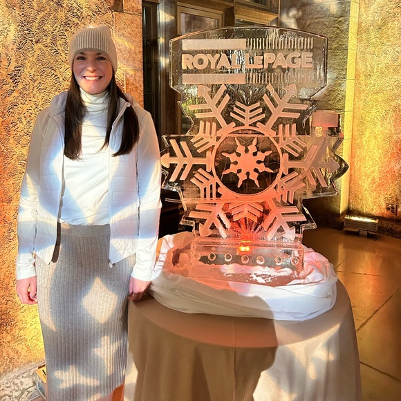 Striped knit skirt beige Cyrus Medium - Picture 8 of 8